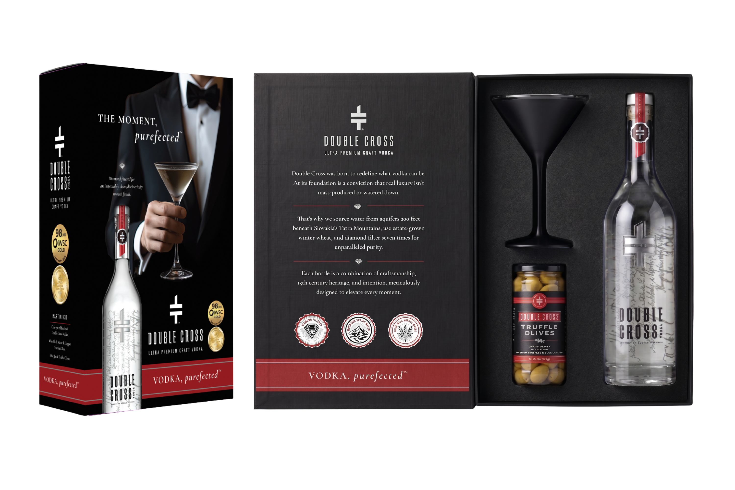 Double Cross Vodka Martini Kit